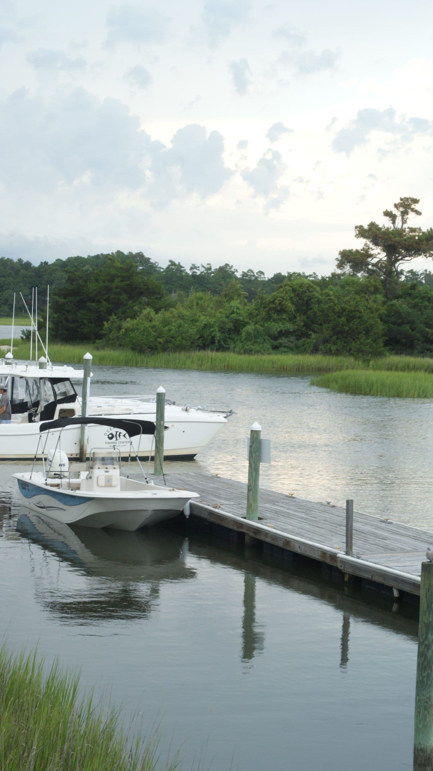 Waterfront deck